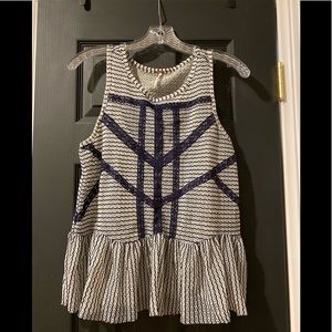 Free People Embroidered Tunic Top
